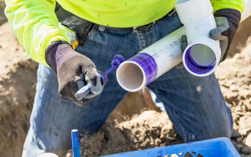 main sewer line serv